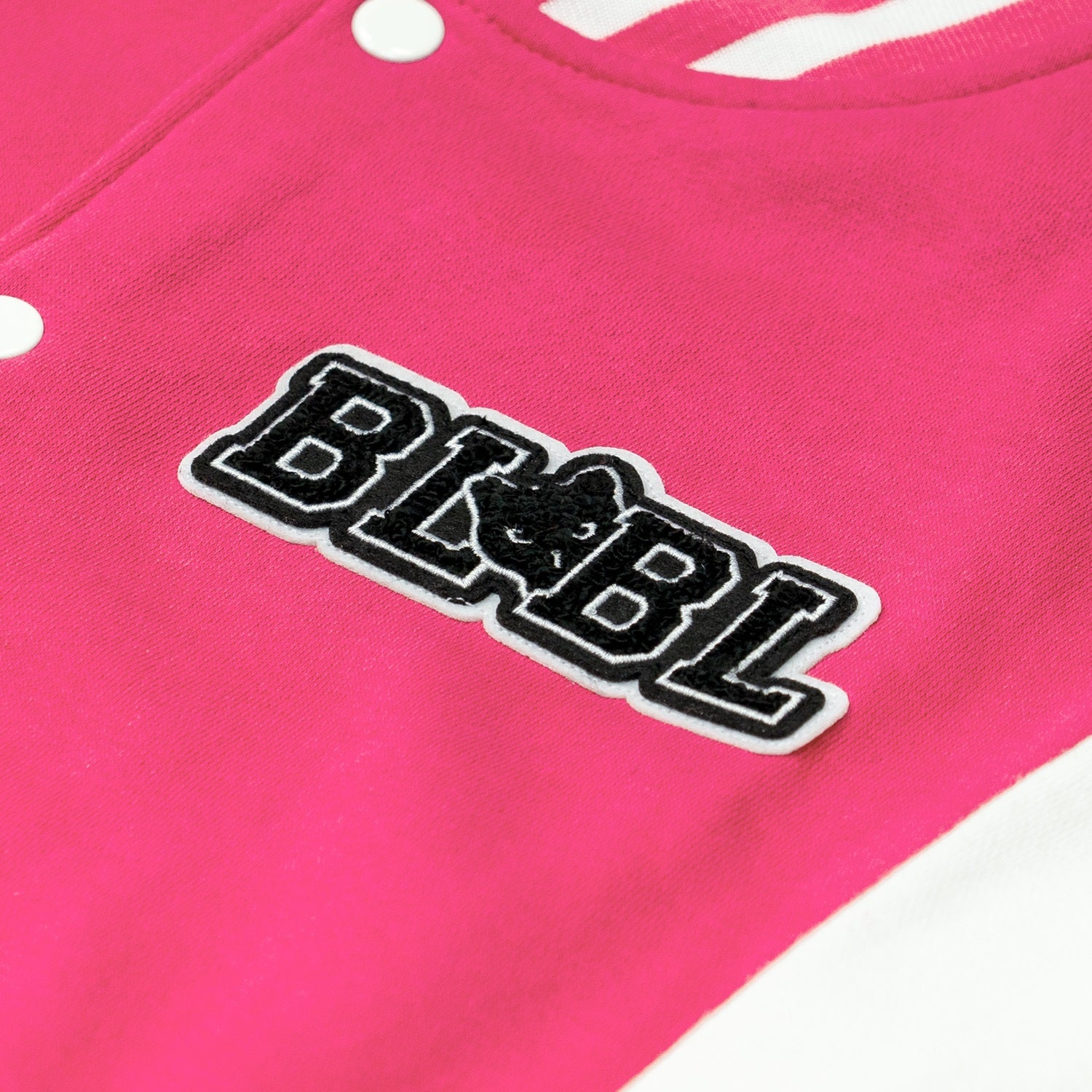 BLBL HOT PINK VARSITY JACKET Enjoy Youth Bright Light Bright