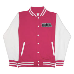 BLBL HOT PINK VARSITY JACKET